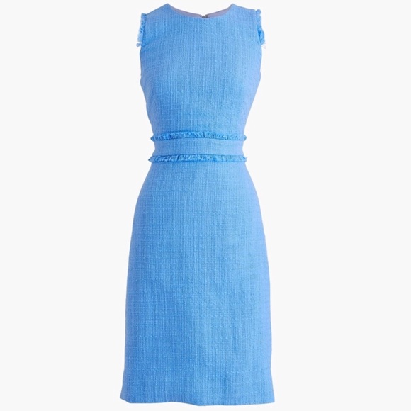J. Crew Dresses & Skirts - ✨NWOT J. Crew White Petite Sheath Dress in Tweed✨